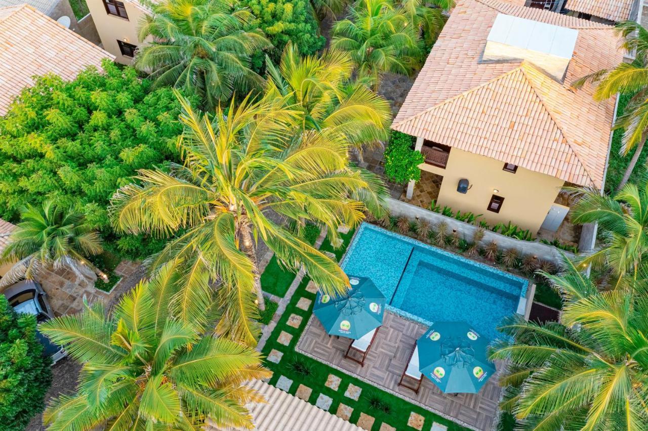 Sombra Do Coqueiro Villas - 150M Da Praia Luis Correia Exteriör bild