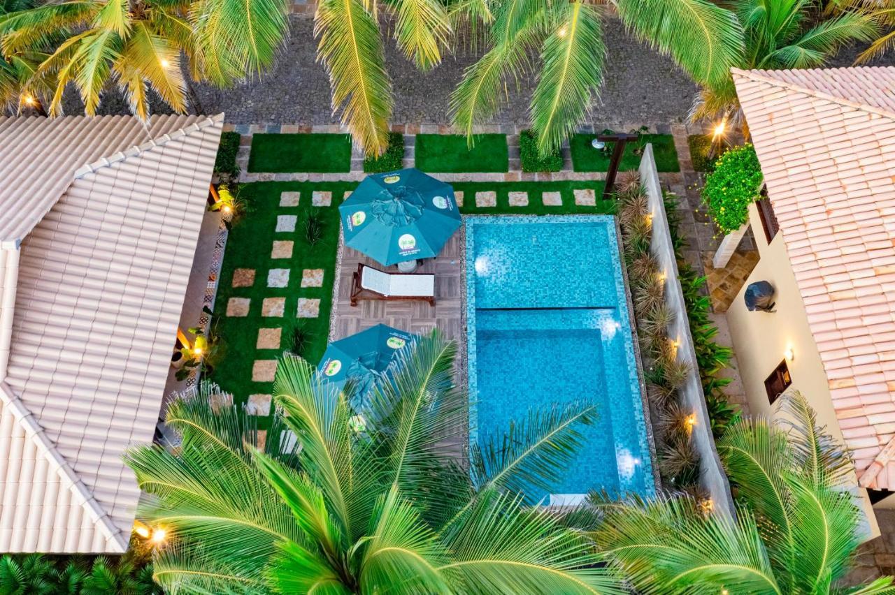 Sombra Do Coqueiro Villas - 150M Da Praia Luis Correia Exteriör bild