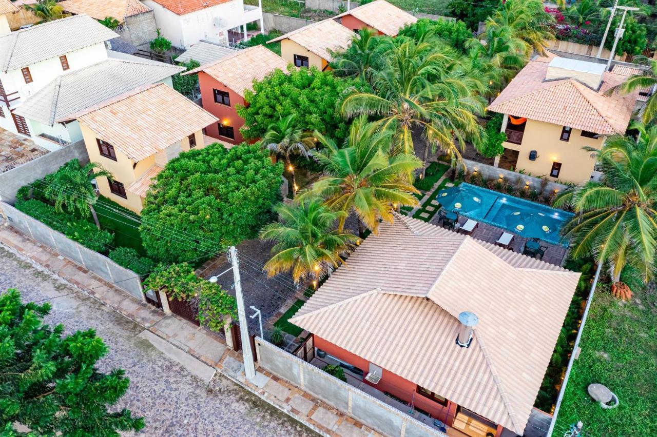 Sombra Do Coqueiro Villas - 150M Da Praia Luis Correia Exteriör bild