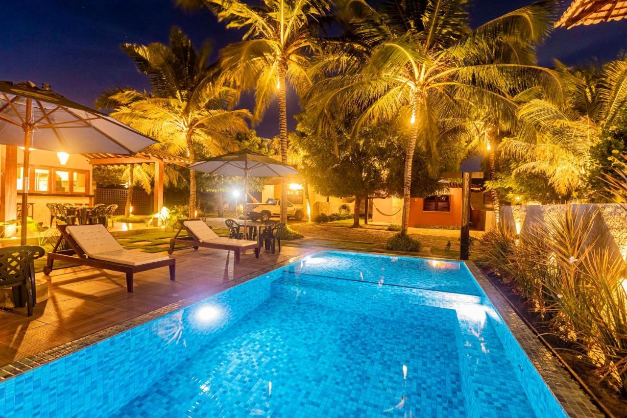 Sombra Do Coqueiro Villas - 150M Da Praia Luis Correia Exteriör bild